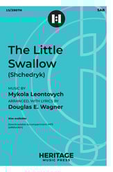 The Little Swallow SAB choral sheet music cover